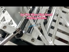 High Speed Alcohol Pad Packaging Machine 6 rijen met automatisch snijden