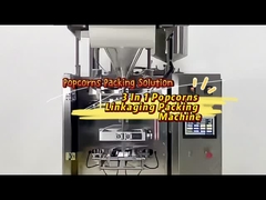 Popcorn 3 in 1 Snacks Automatische VFFS Verpakkingsmachine Link Verpakking