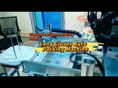 Automatische verpakkingsmachine vouw- en afdichtmachine Huishoudelijk lange PE-handschoenen 1 paar pakket