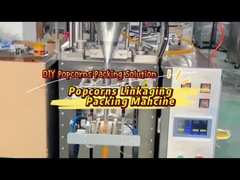 DIY Popcorn Double-hopper VFFS Verpakkingsmachine Tandemverpakking