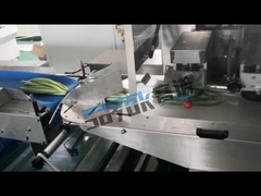 3 kW groenten- en fruitverpakkingsmachine met horizontale verpakking met online etikettering