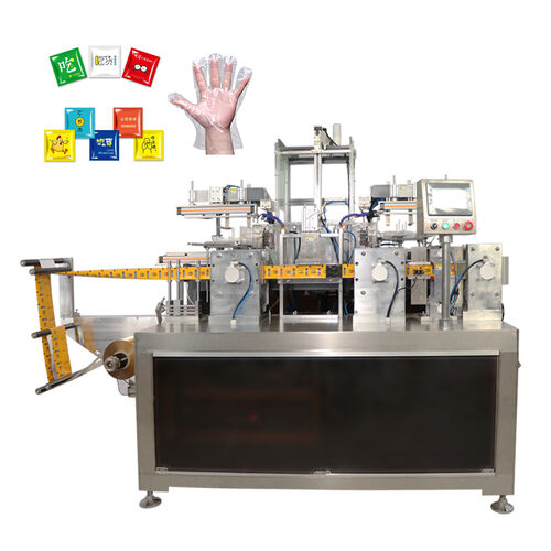 laatste bedrijfsnieuws over Nieuwe Intelligente Automatische PE Handschoen Vouw- en Verpakkingsmachine Verhoogt de Productie-efficiëntie van Wegwerp Hygiëneproducten