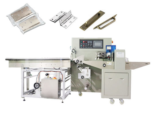 Kwaliteit  50HZ / 60HZ PE Film Wrapping Machine Hinge Hardware Packing Machine 3KW Fabriek
