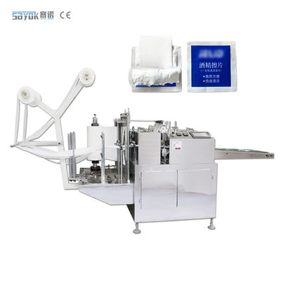 Good price 220v Viergrote verzegelmachine Cotton Alcohol Pad Making Packing Machine online