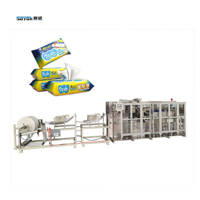 Good price Automatisch stapelsysteem natte vloer reiniging Wipe Making Packing Machine online