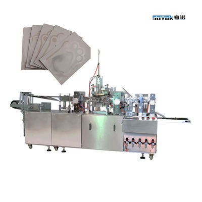 Good price 220V enkel stuk klein make-up verwijderen natte veeg maken verpakkingsmachine 2 in 1 machines online