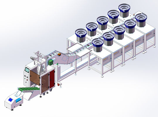 De automatische van de de Machine2.0kw Hardware van de Schroef Tellende Verpakking Machine van de de Delenverpakking