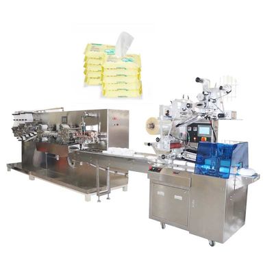 30 - 120pcs natte doekjes productie machine met 5 snijlijnen baby doekjes verpakkingsmachine