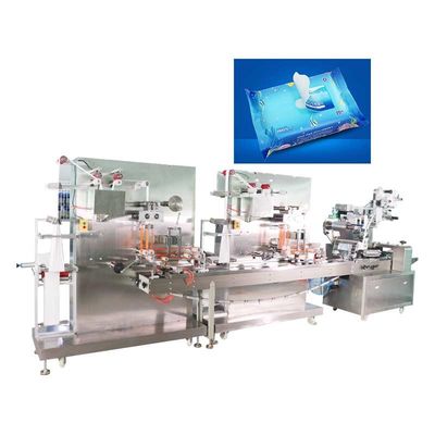 van het de Hoge snelheids het Natte Weefsel van 220V 50Hz Automatische Roestvrije staal van de de Verpakkingsmachine