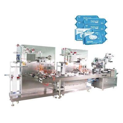 Natte het roestvrije staal veegt de Productielijn 2.8KW van de Verpakkingsmachine af