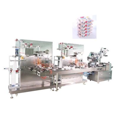 220V / 50Hz de kleine Natte Zak veegt Automatische Mechanisch van de Verpakkingsmachine af