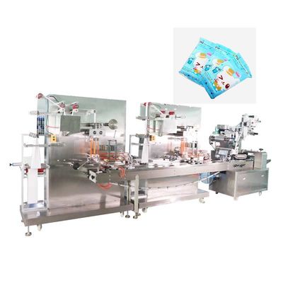 Het schoonmakende Natte Weefsel veegt Verpakkingsmachine af Vullend Automatische 220V