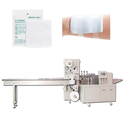 2.5KW 4 Zijverbindings Verpakkende Machine Mechanisch Medisch Gauze Packing Machine