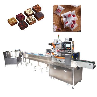 Jellybean High Speed Food Packing-Machine 2.5kw Gedrukt Sugar Packaging Machine