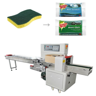 220v de Machine van de hoofdkussenverpakking krimpt Horizontale Stroom Verpakkende Machine