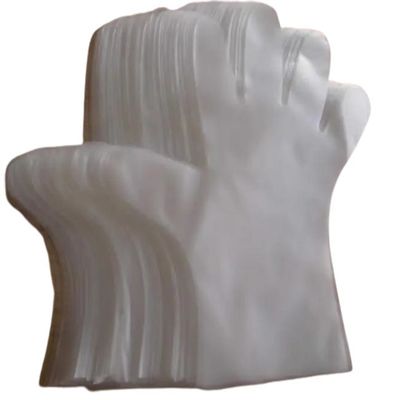 Servo Gedreven 1 Paarcpe Handschoen die Verpakkingsmachine 4 vouwen Zij Plastic Filmpak