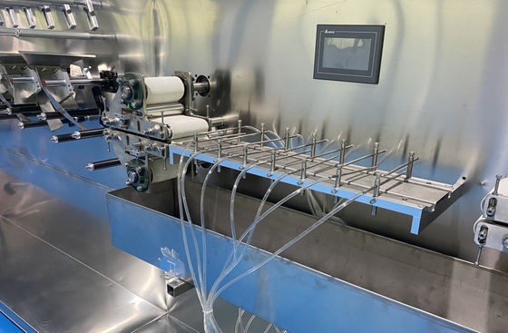 5 kW natte doekmachine baby natte doek snijden vouwen stapelen verpakkingsmachines