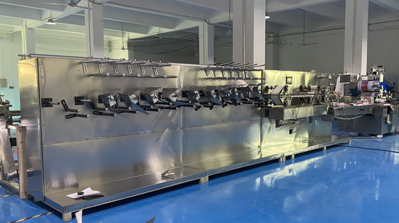 80-120pcs / Pack Wet Wiping Making Machine Mechanisch aangedreven type