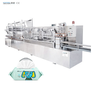 250-350 snij/min Hoogsnelheid natte veegmachine 220v Volledig automatische verpakkingslijn