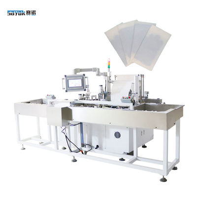 230-300mm chirurgische handschoenenverpakkingsmachine 28 zakken / min Automatische schommelvouw