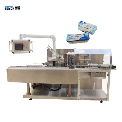 Volledig automatische handschoenenverpakkingsmachine voor 100 stuks Doos Karton 50Hz 60Hz Frequentie