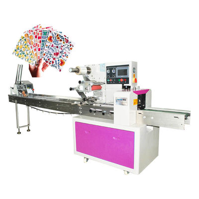 Hoge compatibiliteit Automatische verpakkingsmachine Groetekaart Uitgeven Voedingsverpakkingsmachine
