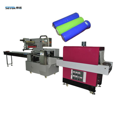Dual Zone Shrink Surface Horizontale filmverpakkingsmachine voor filterelement