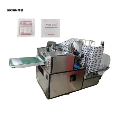 Volledig servo-besturing 6 rijstroken katoen zwab verpakkingsmachine 4 Side Pack