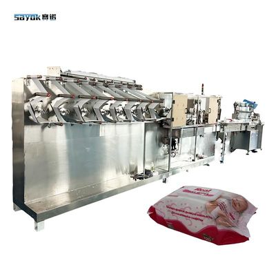 Good price 9.6 KW 3300KG Baby Wipe Packing Machine voor plastic verpakkingen 30-120 stuks online