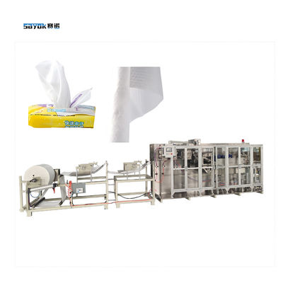 Intelligente natte vloerdoekjes maken verpakkingsmachine 380V 50/60 Hz servo controle