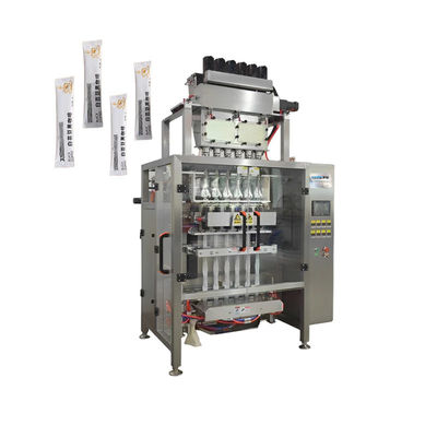 Automatische poedervulmachine met 2 rijstroken, verpakkingsmachine voor instant koffiezakjes met hoge capaciteit