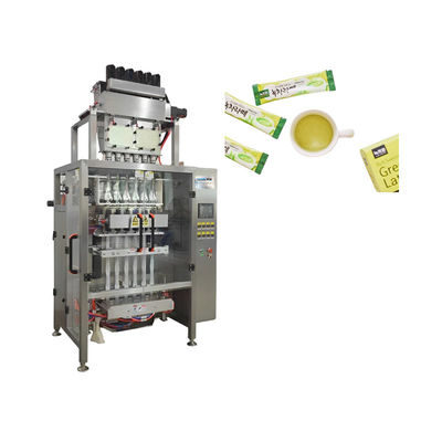 220V 50HZ PLC gecontroleerde automatische verpakkingsmachine 10 lijnen voor 2-5g groene thee poeder
