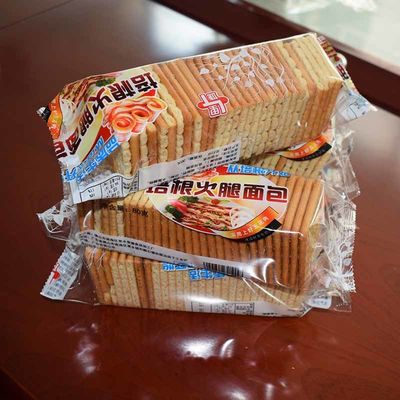 Multi Pieces Square Biscuits Trayless Automatic Pillow Packaging Machine met voeders