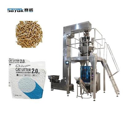 Good price 2,5 KG Sojabonen Kaas Gemengd Met Kattenbakvulling Automatische Weegoplossing VFFS Vacuümverpakking Voor Eenvoudige Opslag online